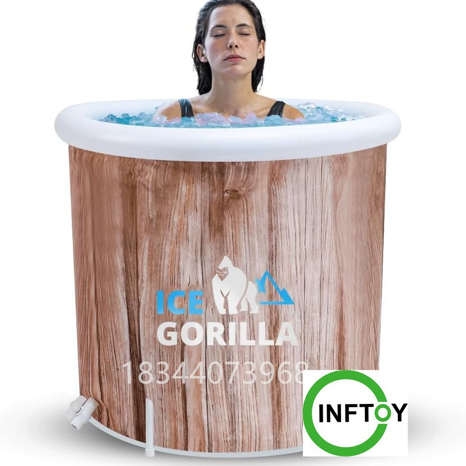 Ледяная ванна с древесным принтом для спортсменов портативная ледяная ванна реабилитация Физиотерапия ледяная ванна бытовая взрослая ванна