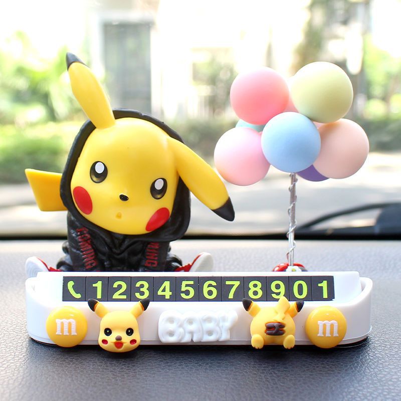 Pikachu de una palabra-Blanco + suéter negro + Polo