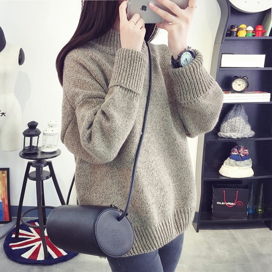 Turtleneck thick sweater women 2021 wint...