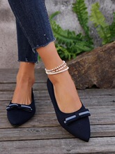 V 86891 Pointed Toe Slip On Flats ��ͷƽ�׵�Ь �羳ŷ��