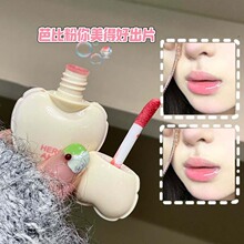 镜面水光唇釉纯欲少女淡颜白开水伪素颜显白显嫩不易掉色学生口红