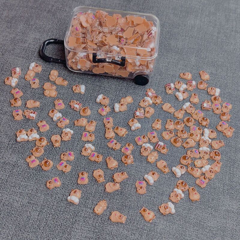 Super Mini Capybara Gadgets Internet Celebrity Toys Cartoon Luminous Capybara Doll Ornaments Manicure DIY Accessories Super Mini Capybara Gadgets Internet Celebrity Toys Cartoon Luminous Capybara Doll Ornaments Manicure DIY Accessories
