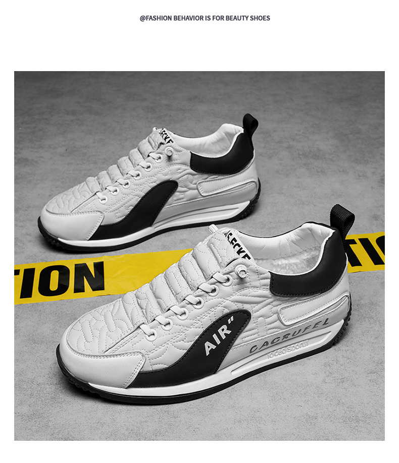 Eathable Forrest Gump Shoes Men S New Low Top Slip On Korean Version Of The Sneakers Soft Soled Leather Cross Border_voghion.com