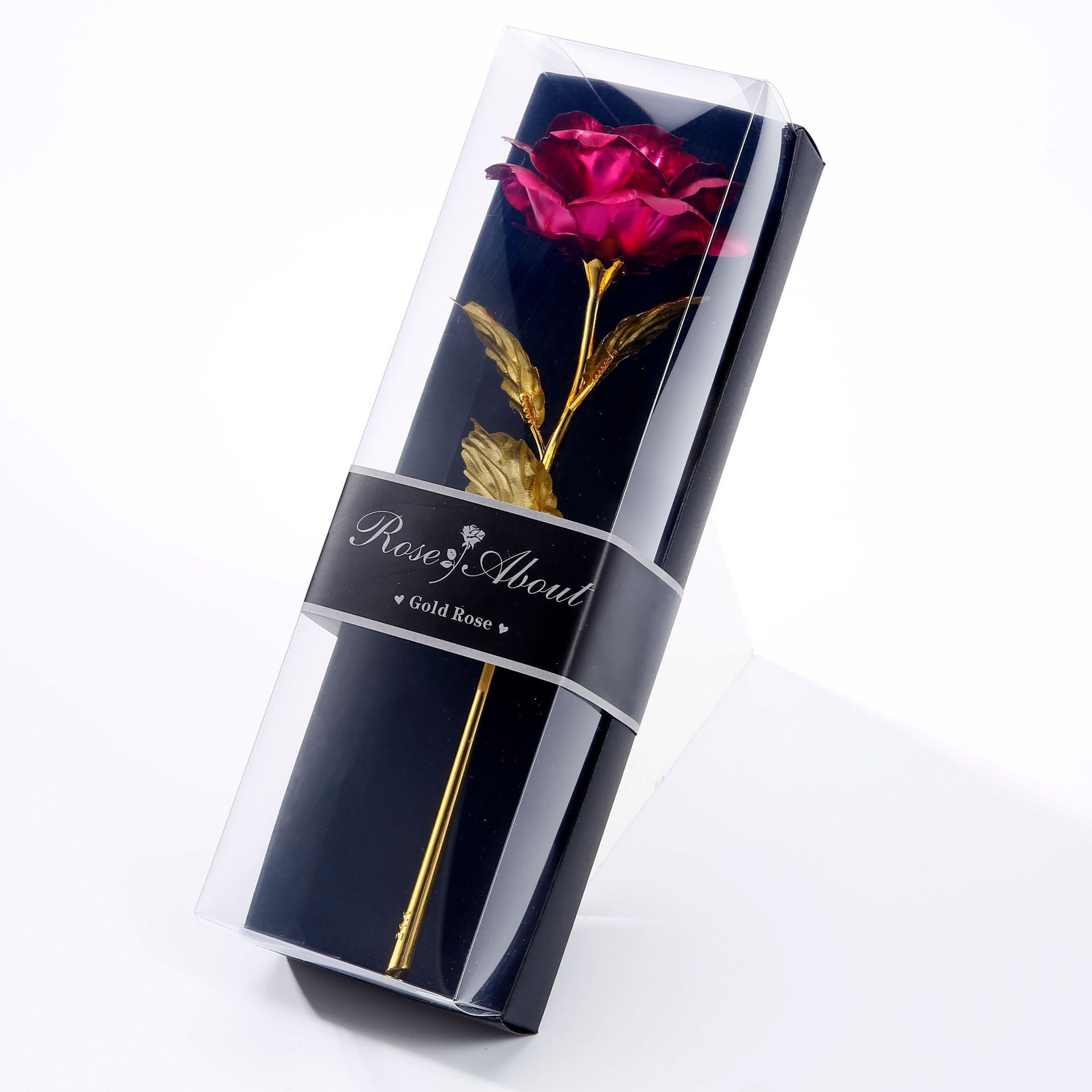 镭射金箔花毕业礼物永生花高级感教师节仿真玫瑰花礼品活动赠送