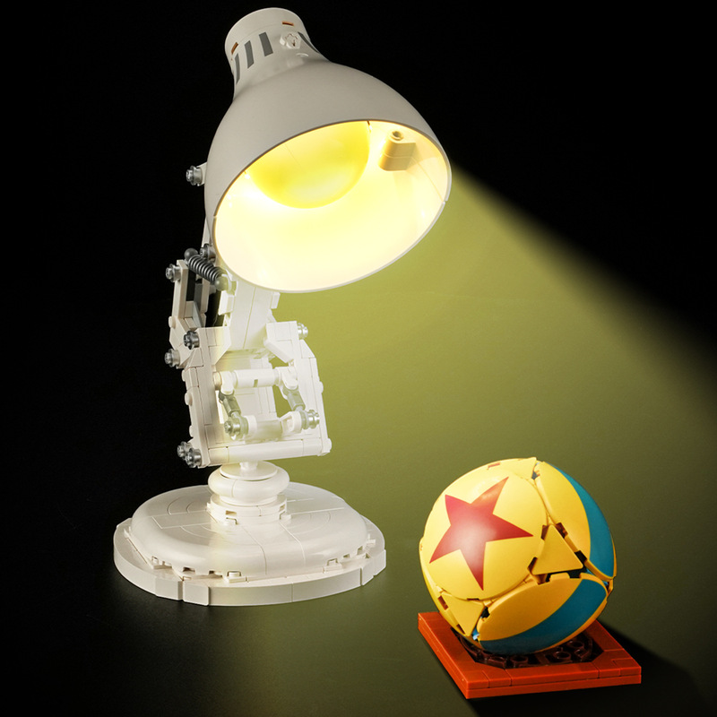 Yb Is Compatible with Lego 21357 Pixar Small Desk Lamp Led Lighting Toy Model Building Block Lighting Yb Is Compatible with Lego 21357 Pixar Small Desk Lamp Led Lighting Toy Model Building Block Lighting