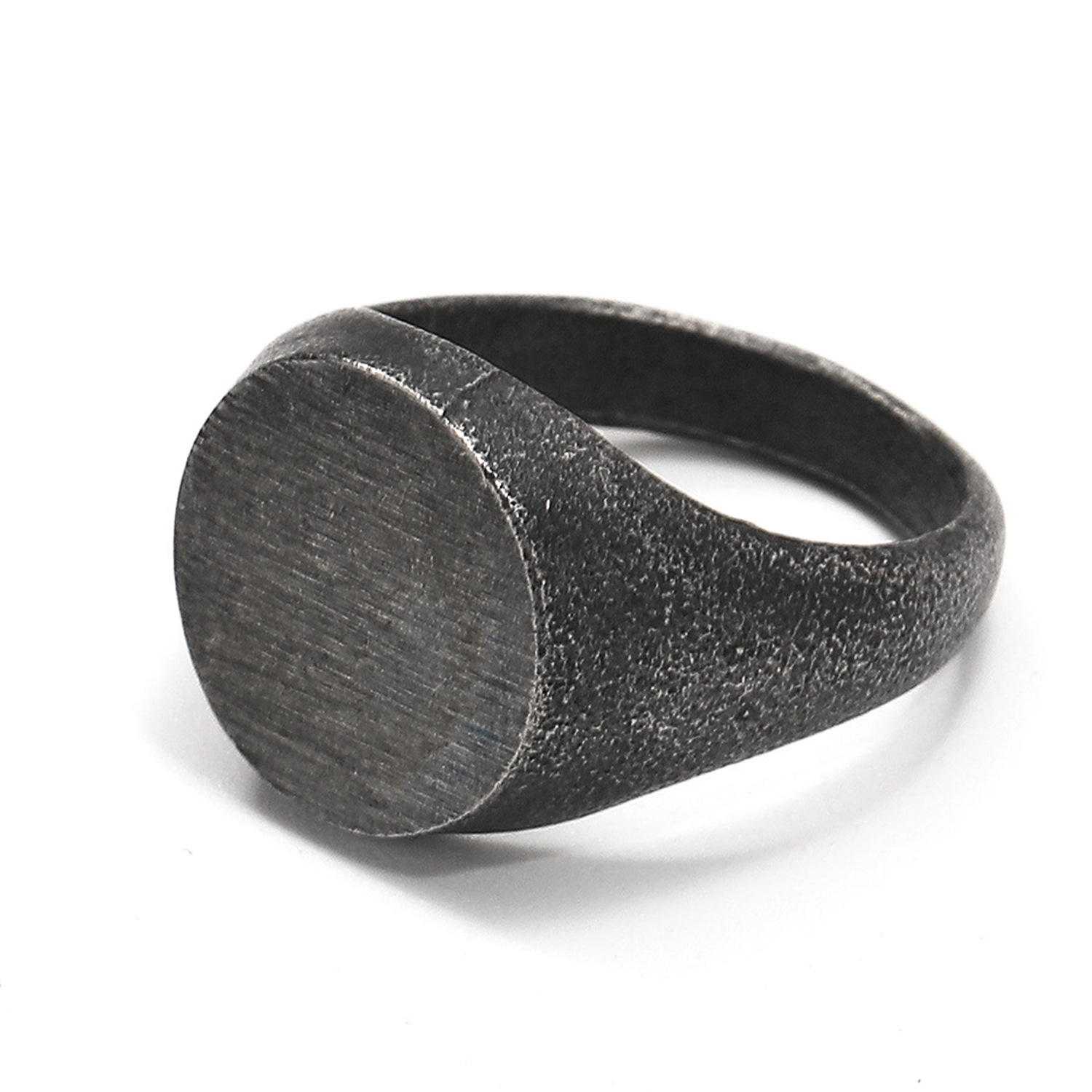 Hip-Hop Solid Color Titanium Steel Plating Men's Rings Men Band Rings display picture 13