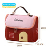Little house cosmetic bag-coffee color