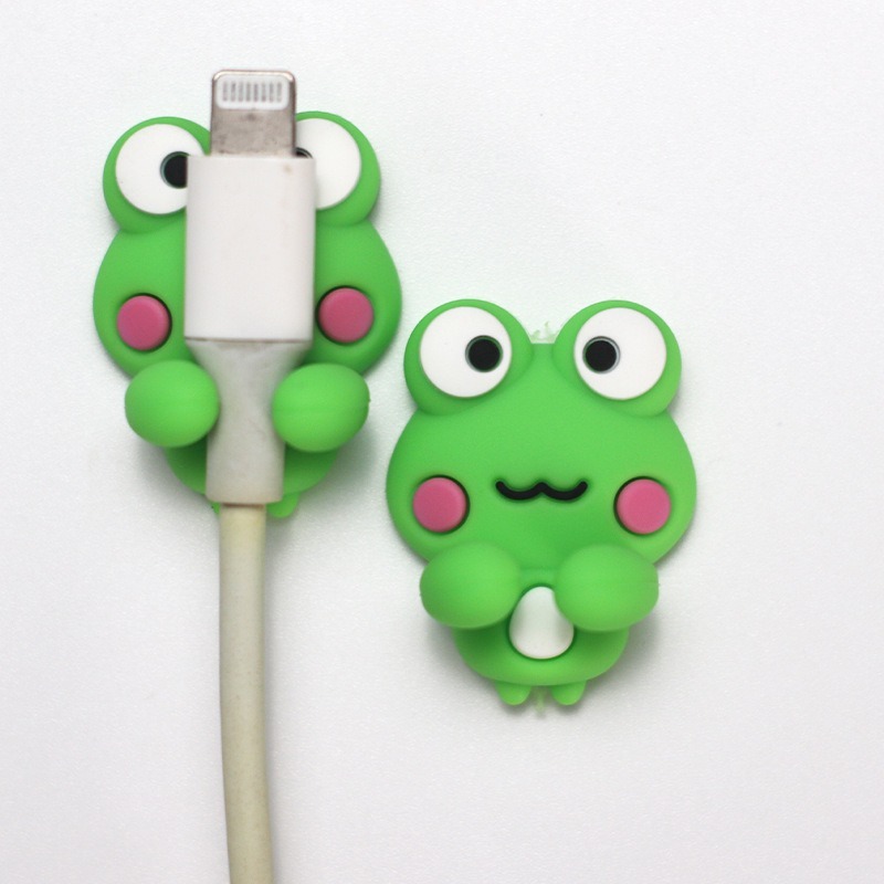 データケーブルストレージデスクトップホルダーかわいい漫画ケーブルオーガナイザーシームレスパンチフリーモバイル充電ケーブル固定クリップ|undefined