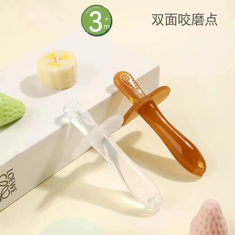 2023 Внешняя торговля Новые детские зубы стержень полный Силиконовый Прорезыватель Детская Мягкая зубная паста детский Прорезыватель