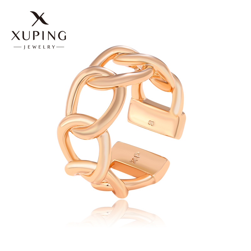 Xuping Cadena de joyería anillo abierto personalidad femenina nicho al por mayor de la moda europea y americana de suministro transfronterizo joyería de moda