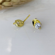 S925y׺ʯ۶Ů羳QٴSilver earringʯ