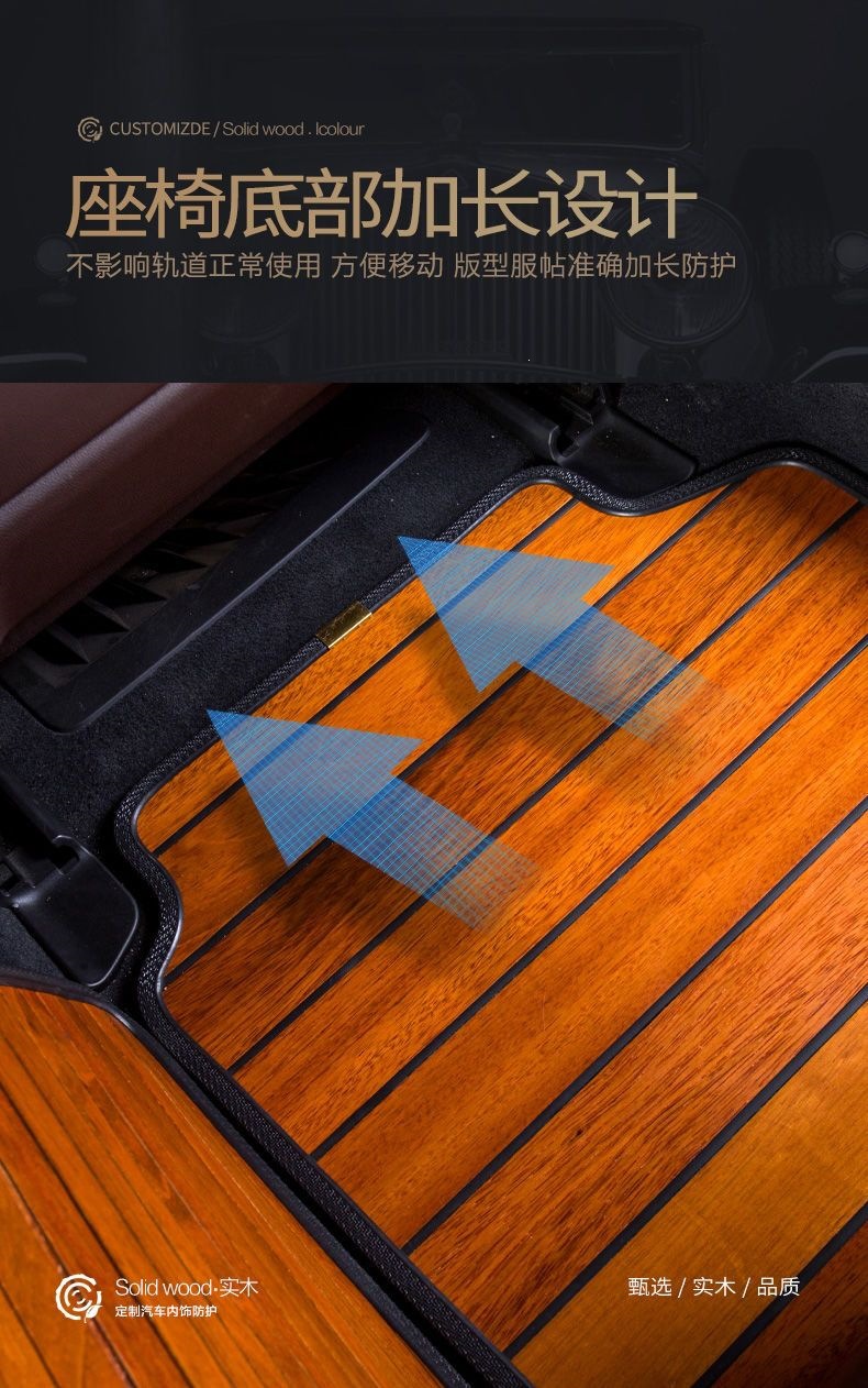 Buick Lacrosse, Regal, Envision S, Envision, Enclave, Enclave Flagship Special Solid Wood Car Floor Mats