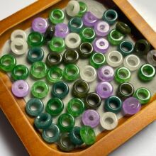 ��ɫ�� 4*10mm DIY����ɢ����������h����Ȧ�AȦ�����P
