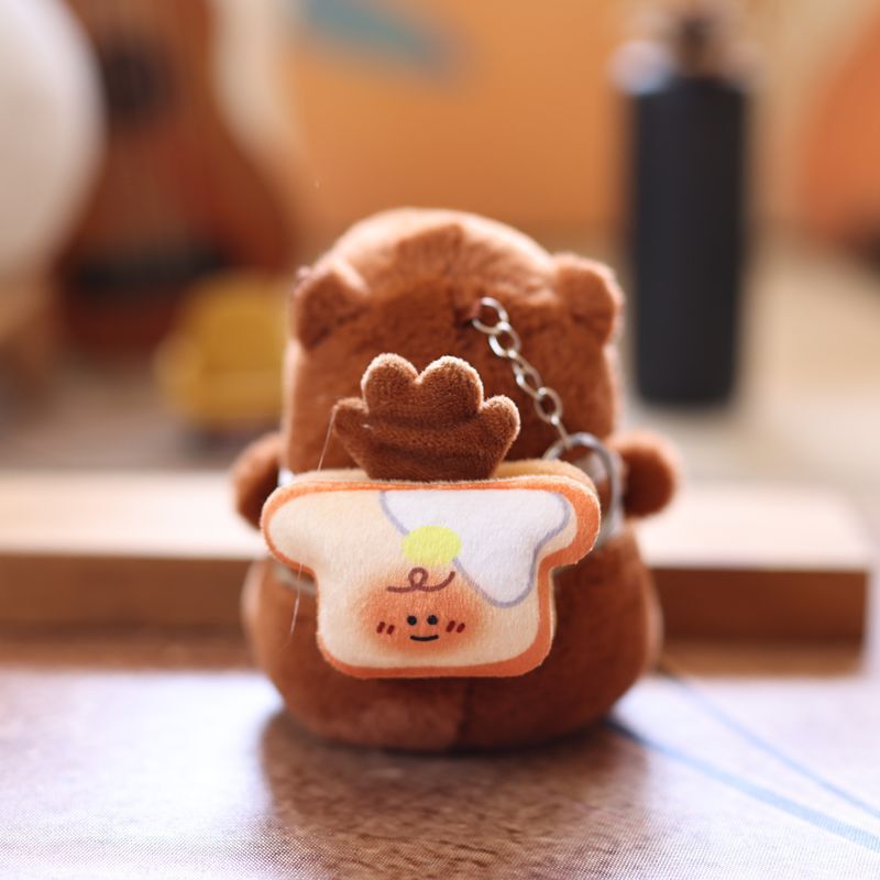 ネットの赤いかわいい萌えカピバラのペンダントのぬいぐるみのぬいぐるみのカピバラのバッグのペンダントのキーホルダーの人形|undefined