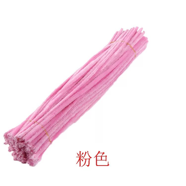 Fabricantes monocromáticos de lana verde DIY barra de torsión de lana de raíz de peluche infantil puzzle 24 colores 100 juguetes hechos a mano