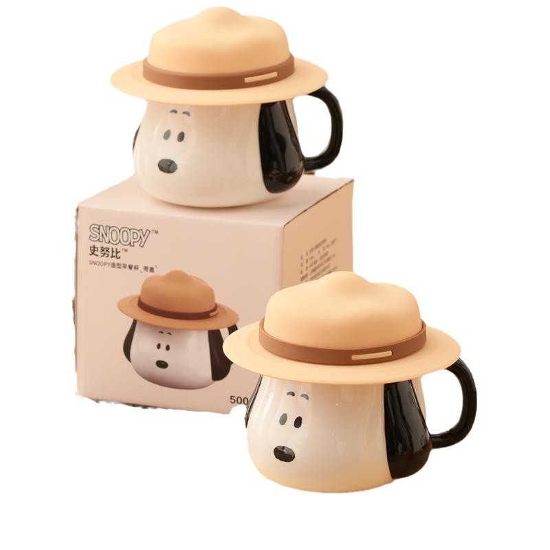 Taza de cerámica para niñas, diseño lindo, apta para leche, café o agua, ideal como regalo de cumpleaños.