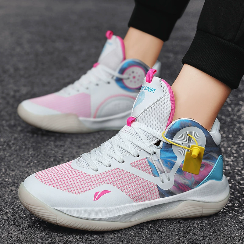 Парные баскетбольные кроссовки мужские высокие кроссовки MD резиновая подошва для молодых детей, студенческие кроссовки для женщин