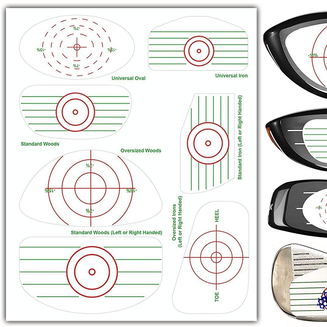 跨境热销高尔夫贴纸 高尔夫标签球贴显蓝色显黑色 运动打击贴纸