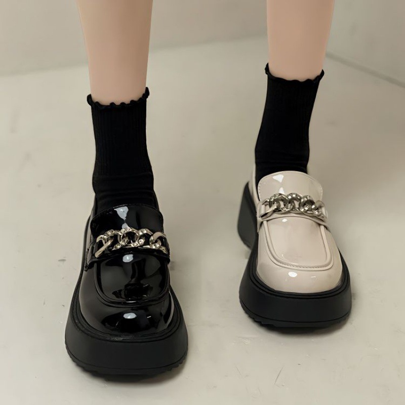 Naisten Oxford Synteettinen Nahka Teräväkärkinen Neliömäinen Iltajalkineet Jalkineet_voghion.com