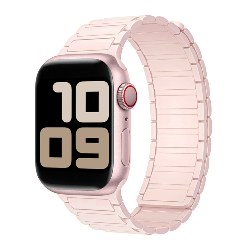 适用iwatch表带苹果S10S9手表带工字磁吸硅胶表带watch876543代SE|undefined