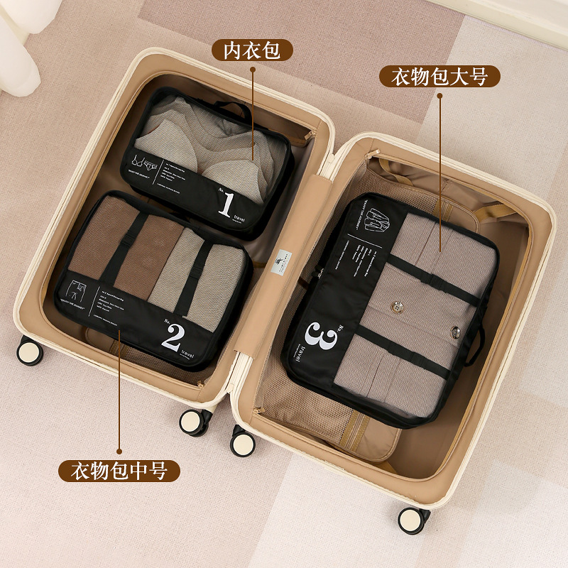 Bolsa de almacenamiento de viaje equipaje ropa organizador bolsa de viaje sub-embalaje bolsa de ropa interior Portátil Bolsa de almacenamiento de viaje de negocios