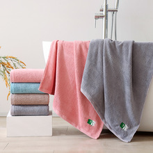 竹浆纤维浴巾家用450g沙滩巾吸水加厚浴巾竹纤维浴巾柔软素色竹棉