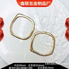 总长60.4mm锌合金新款金属泳衣扣精致调节皮鞋大衣服装防脱装饰扣