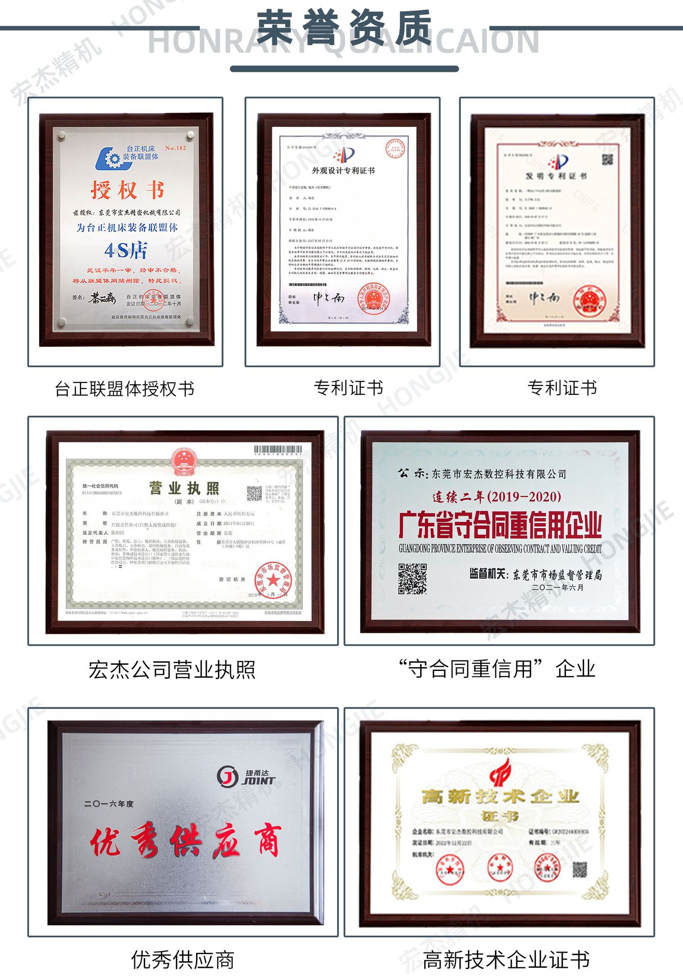 10铣床厂家荣誉资质