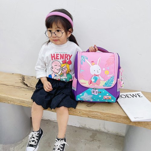 New student bag, children's backpack, kindergarten school bag, anti-lost space bag, cute baby backpack wholesale