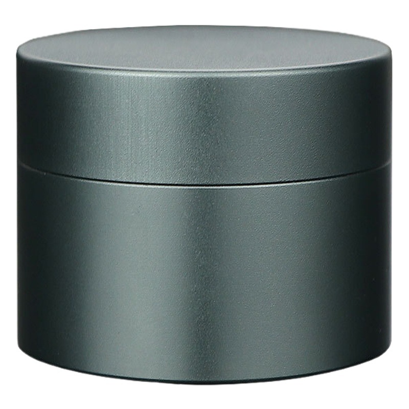 Creativo mini aleación de aluminio pequeña píldora caja portátil impermeable sellado a prueba de humedad caja de almacenamiento viaje té tarro