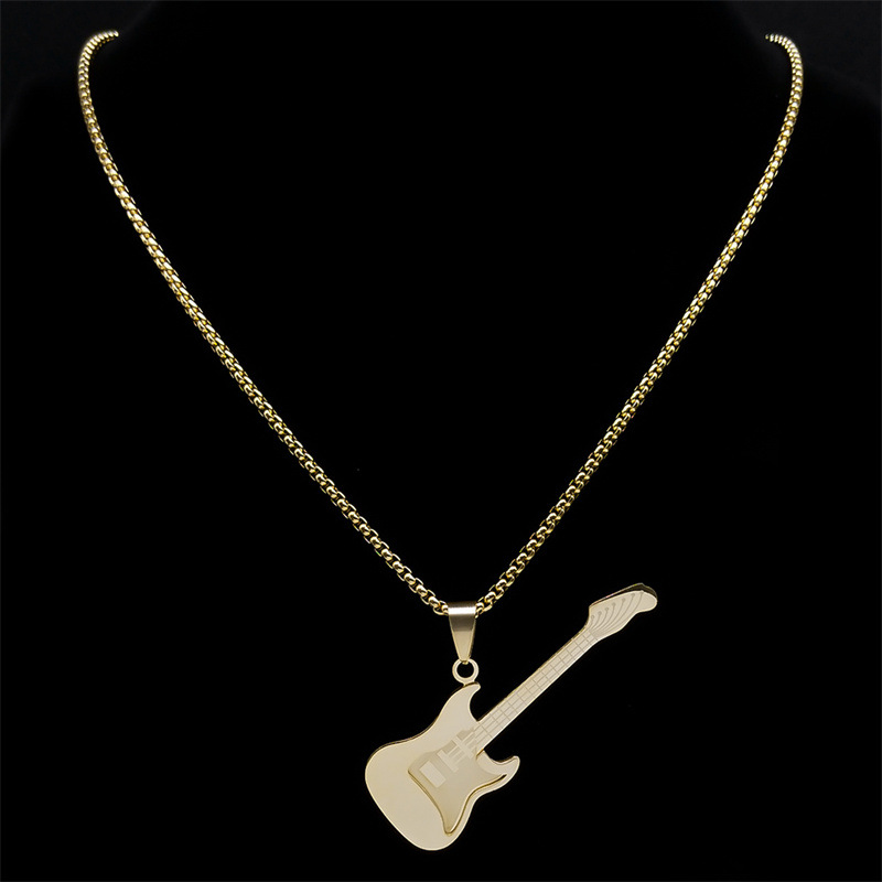 Guitar Pendant Necklace Image 4