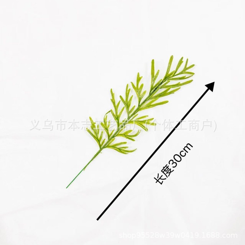 亚马逊 仿真绿植松针圣诞树 人造PE塑料客厅植物墙布局装饰配件|undefined
