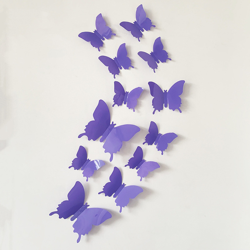 3d three-dimensional plastic simulation butterfly 12 bathroom door bedroom living room room home decoration self-adhesive wall stickers 3d three-dimensional plastic simulation butterfly 12 bathroom door bedroom living room room home decoration self-adhesive wall stickers