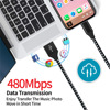 Samsung, apple, nylon woven mobile phone, charging cable, Android, C3, 3A