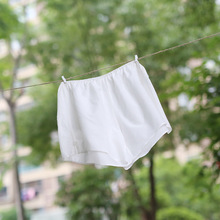 新款棉麻连衣裙可外穿的打底裤松紧腰头短款分长短型号分开拍透气