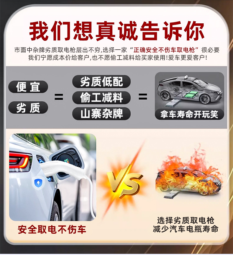 New Energy Vehicle Discharge Gun, External Discharge Plug Device, High-Power Power Strip, Outdoor Camping Essential, Overload Protection