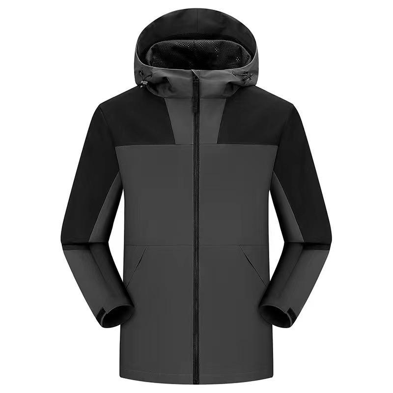 Trajes de asalto delgados logotipo personalizado chaqueta de color chaqueta bordada al aire libre ropa de montaña impresa ropa de trabajo al por mayor
