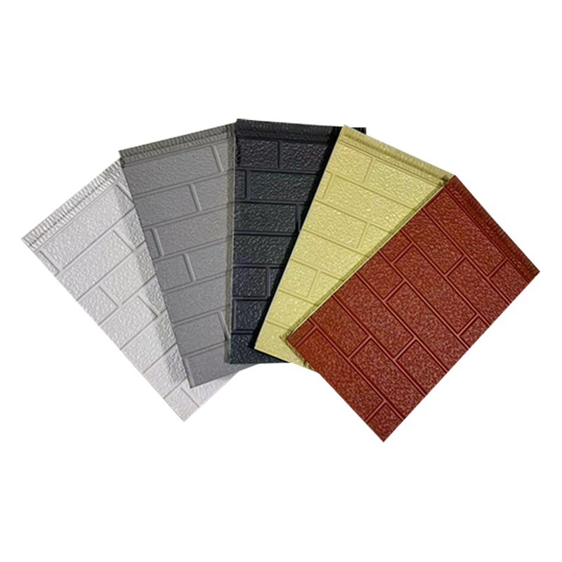 Металлическая тисненая панель для внутренней и наружной отделки стен, туалетный блок из лёгкой стали для вилл.