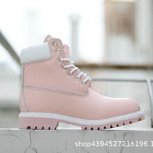 跨境专供莆田鞋秋冬季外贸情侣大码马丁靴户外短靴男高帮复古女鞋