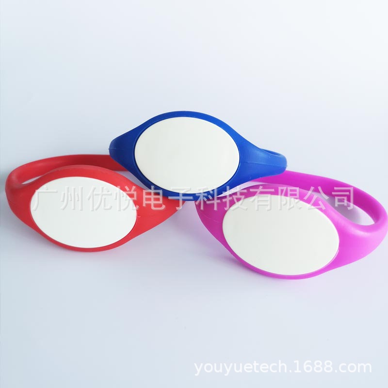 【厂家批发】硅胶手腕手牌洗浴中心电子锁储存柜号码手腕表ic卡