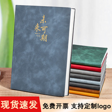 A5商务笔记本软抄本会议记录本笔记本羊巴皮封面记事本可定制logo