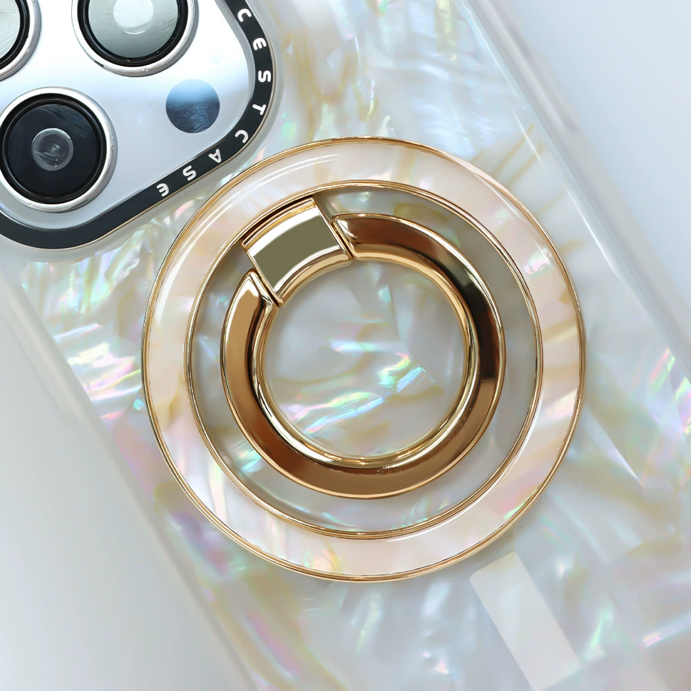 New Fritillaria Magnetic Smedie Desktop Folding Magnetic Suffering Mobile Metal Ring Branch Factory Direct Sales