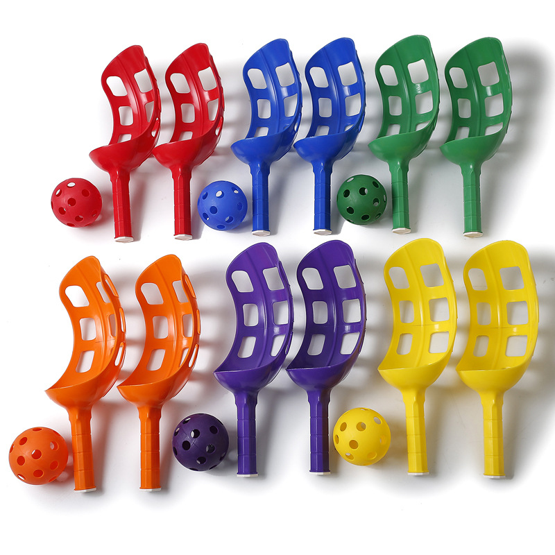 Juguete de educación temprana para padres e hijos receptor de pelota doble para niños