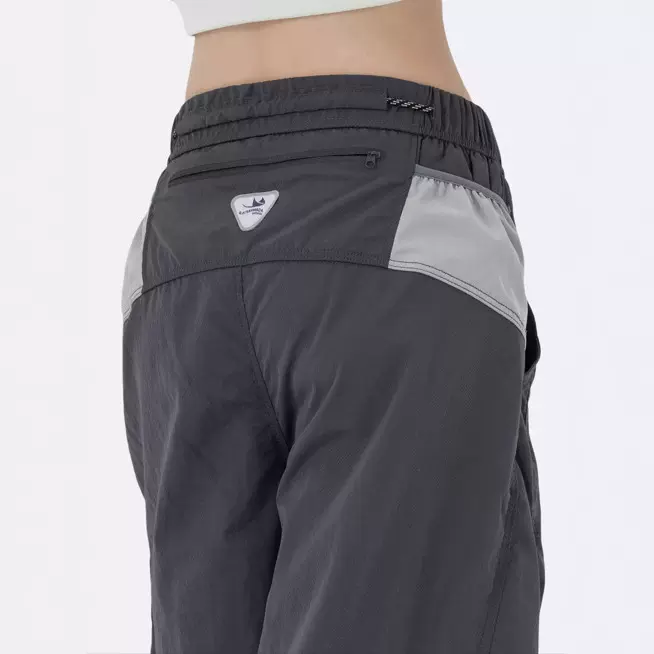 黑舰队加绒户外运动耐磨休闲裤男女登山徒步透气防水速干伞兵长裤