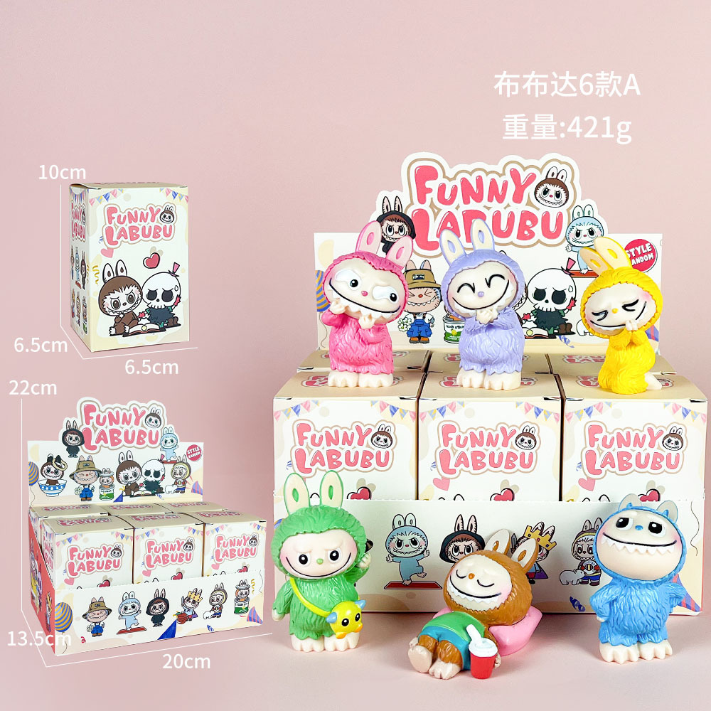 Figuras decorativas transfronterizas – adornos de coche o móvil, muñecos animados hechos a mano, venta por lotes