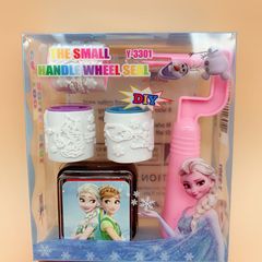 Manufacturer wholesale cartoon ice and snow roller seal roller handle children primary school students learning prizes toys gifts