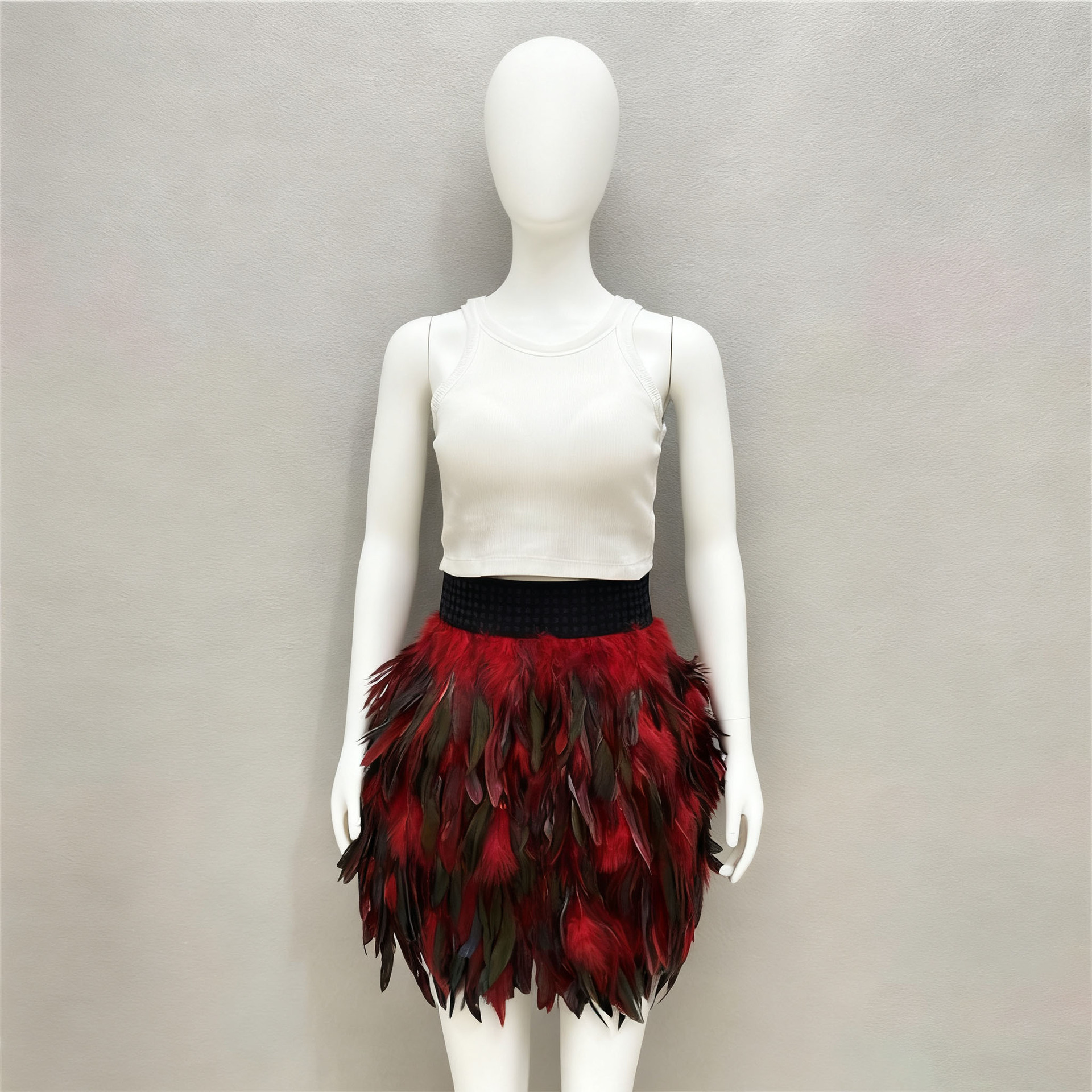 Amazon comercio exterior Europa y América plumas falda corta ropa deportiva femenina lucha libre mano cos uniforme vestido vestido vestido vestido TK