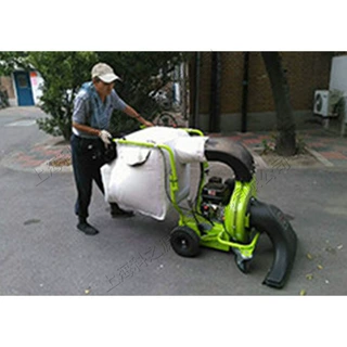 燃油式枯叶吸树叶机 直走式公园树叶清扫机 高尔夫球场草坪吸叶车