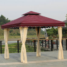 户外遮阳棚庭院农家乐茅草屋凉亭仿真稻草毛草雨棚室外四柱帐篷伞