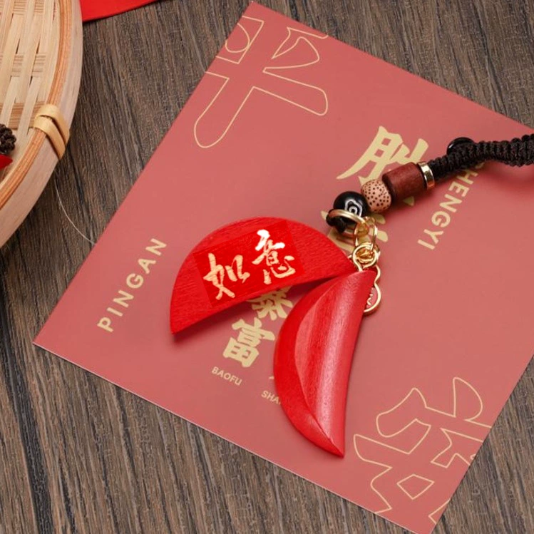 Святая Грааль брелок Живописная Творческий Ключ Чаошань Святой Грааль Победа Кубок в штучной упаковке Сувенирный декоративный кулон ручной работы